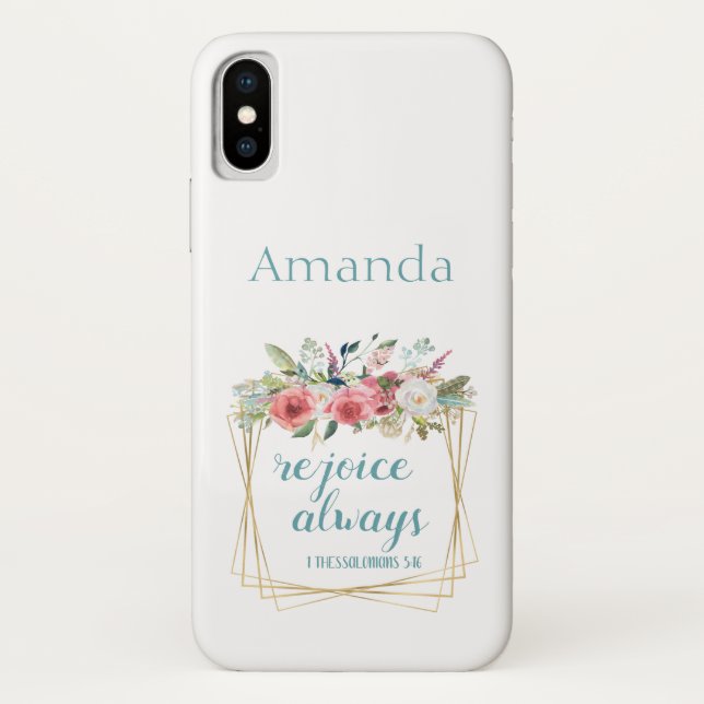 Capa Para iPhone, Case-Mate Alegrai-vos Sempre (Verso)