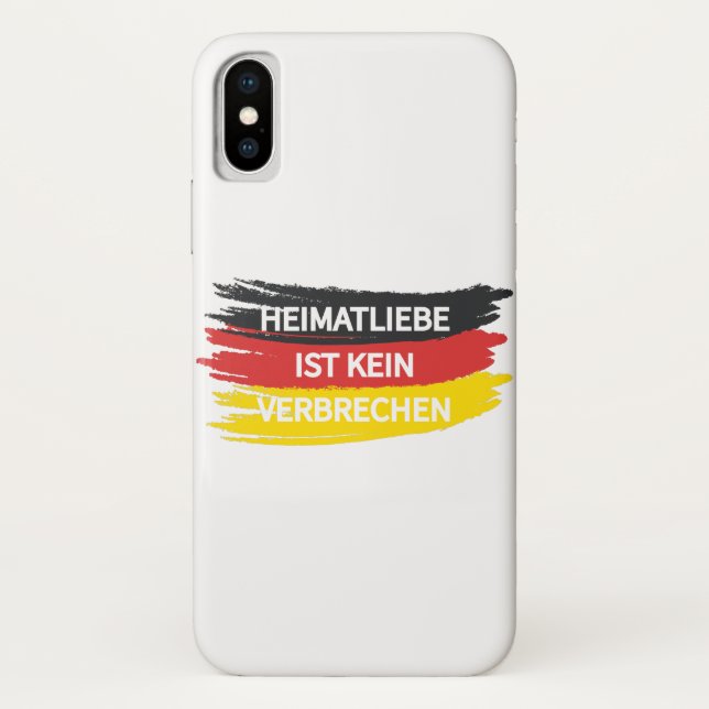 Capa Para iPhone, Case-Mate Alemanha Pro AFD | Alternativo de borra (Verso)