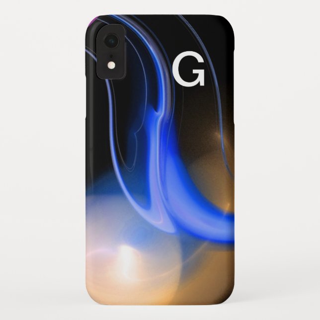 Capa Para iPhone, Case-Mate ALIENÍGENA monograma de pérolas (Verso)