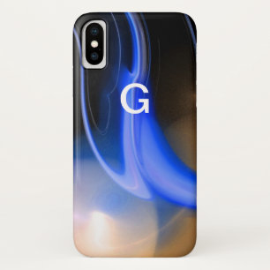 Capa Para iPhone X ALIENÍGENA monograma de pérolas