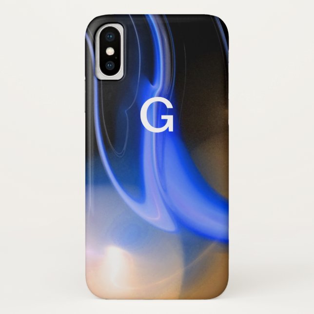 Capa Para iPhone, Case-Mate ALIENÍGENA monograma de pérolas (Verso)