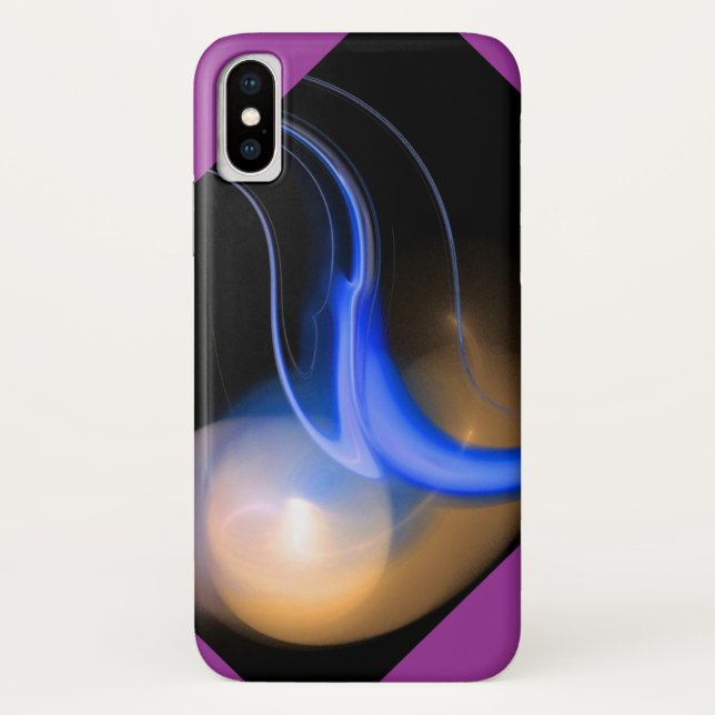 Capa Para iPhone, Case-Mate ALIENÍGENA PÉARL preto (Verso)