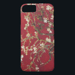 Capa iPhone 8/ 7 Almond Blossoms Red Vincent van Gogh Art Painting<br><div class="desc">Vincent van Gogh (holandês,  1853-1890) A vida estática da amêndoa floresce contra um fundo vermelho escuro ou crosta. Van Gogh foi inspirado pela impressão japonesa. Veja na minha loja os produtos correspondentes!</div>
