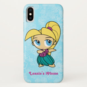 Capa Para iPhone X Aloha Honys Bloni Hula Girl Hawaiian Hibiscus