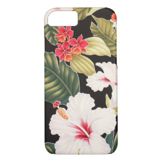 Capa Para iPhone Da Case-Mate Aloha Shirt Hibiscus Black