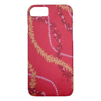 Capa iPhone 8/ 7 Aloha Shirt Red Leis Hawaiian