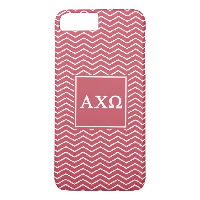 Capa Para iPhone, Case-Mate Alpha Chi Omega | Padrão Chevron (Verso)