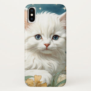 Capa Para iPhone Da Case-Mate Alphonse Mucha Art Nouveau Kitten