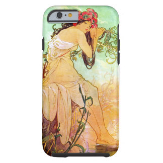 Capa Tough Para iPhone 6 Alphonse Mucha Girl By Pond
