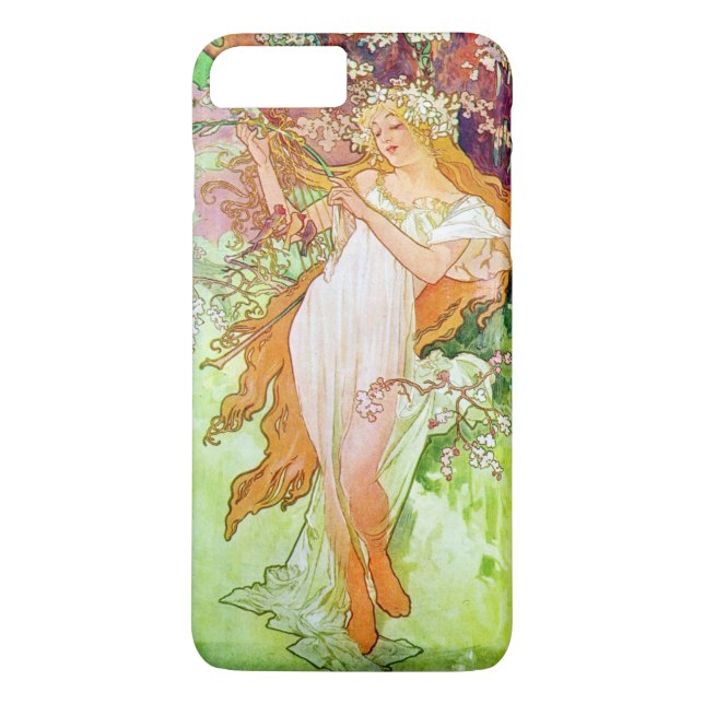 Capa Para iPhone, Case-Mate Alphonse Mucha Girl In Garden (Verso)