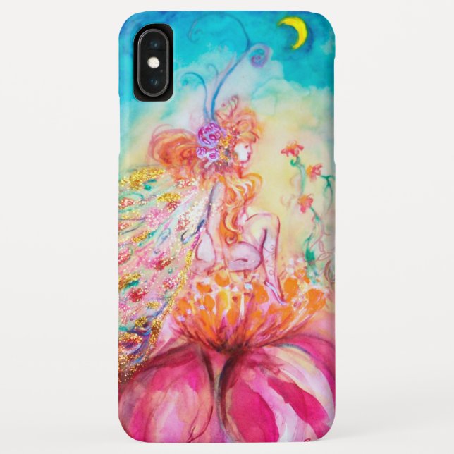 Capa Para iPhone, Case-Mate ALTHEA/Fada Whimsical na Flor Rosa (Verso)