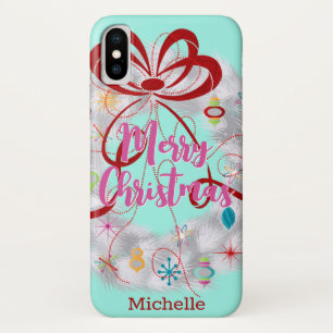 Capa Para iPhone Da Case-Mate Alumínio Frota Retro Natal