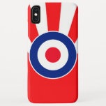 Capa Para iPhone Da Case-Mate Alvo MOD no Burst Japan<br><div class="desc">Design de gráfico redondo estilo de Mod retrorreflector para um presente de capa de telefone personalizado fino para você ou para alguém especial na sua lista. Introdução</div>