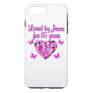 CAPA PARA iPhone DA Case-Mate AMADO POR JESUS POR 85 ANOS DE DESIGN FLORAL