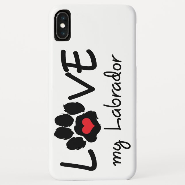 Capa Para iPhone, Case-Mate Amar Meu Labrador (Verso)