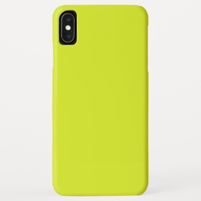 Capa Para iPhone, Case-Mate Amarelo neon (Verso)