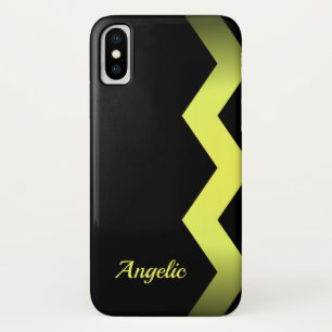 Capa Para iPhone Da Case-Mate Amarelo Zig Clássico Personalizado