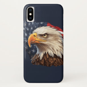 Capa Para iPhone Da Case-Mate American Flag Bald Eagle