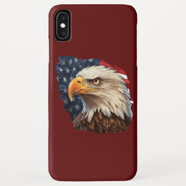 Capa Para iPhone Da Case-Mate American Flag Bald Eagle