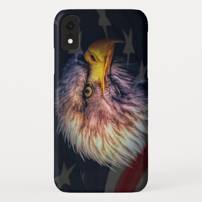 Capa Para iPhone, Case-Mate American Flag Bald Eagle (Verso)