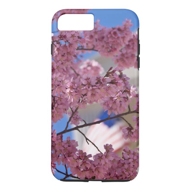 Capa Para iPhone, Case-Mate Americana Sakura Cherry Blossoms (Verso)