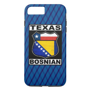 Capa iPhone 8 Plus/7 Plus Americano bósnio do Texas