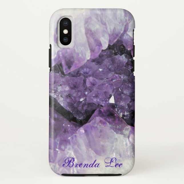 Capa Para iPhone, Case-Mate Ametist Geode 3D *Personalizar* (Verso)