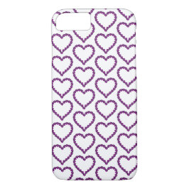 Capa iPhone 8/ 7 Ametyst Gemstone Hearple