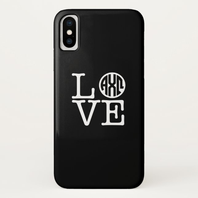 Capa Para iPhone, Case-Mate Amor alfa de Omega | do qui (Verso)