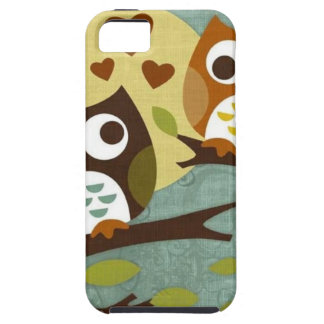 Capa Tough Para iPhone 5 amor da coruja