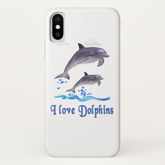 Capa Para iPhone, Case-Mate Amor de Golfinho (Verso)