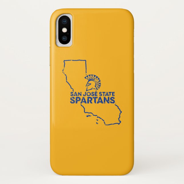 Capa Para iPhone, Case-Mate Amor de Spartans do estado de San Jose (Verso)