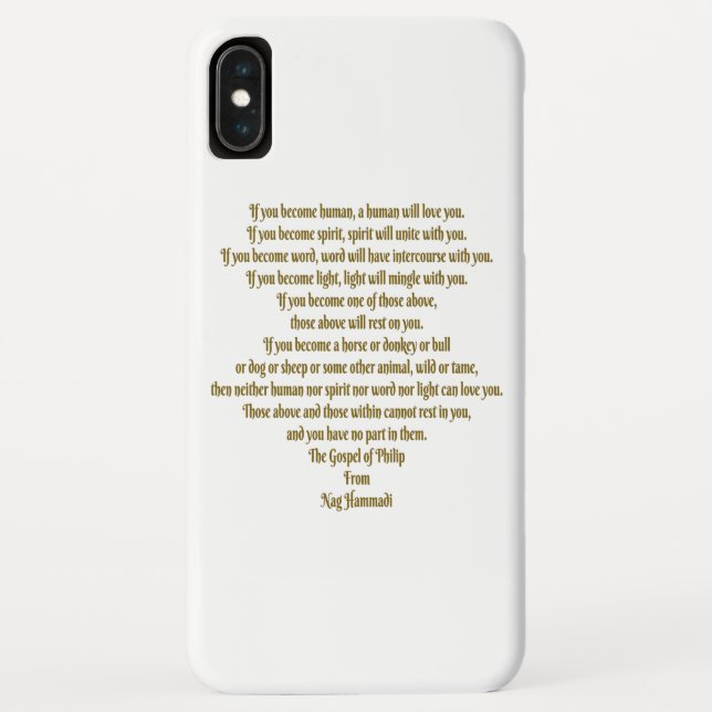 Capa Para iPhone, Case-Mate Amor e Espírito (Verso)
