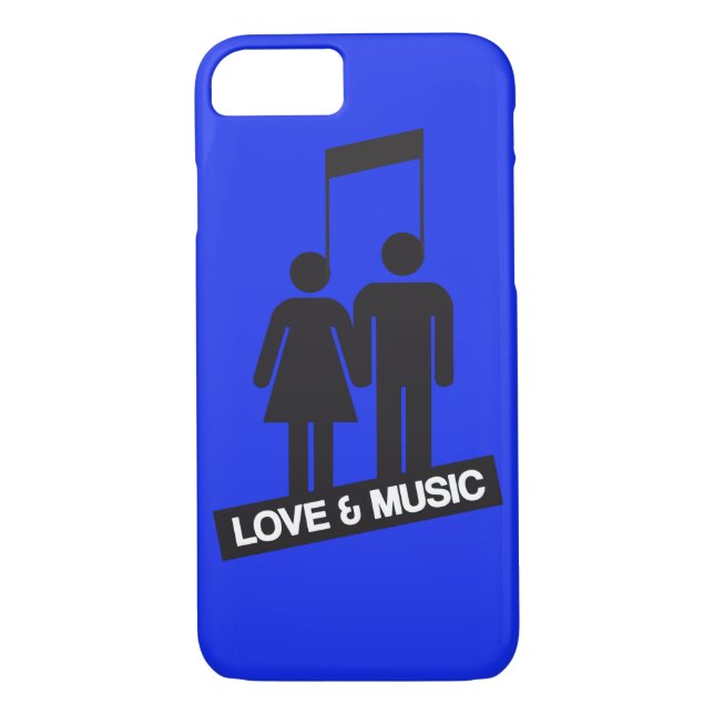 Capa Para iPhone, Case-Mate Amor e música (Verso)