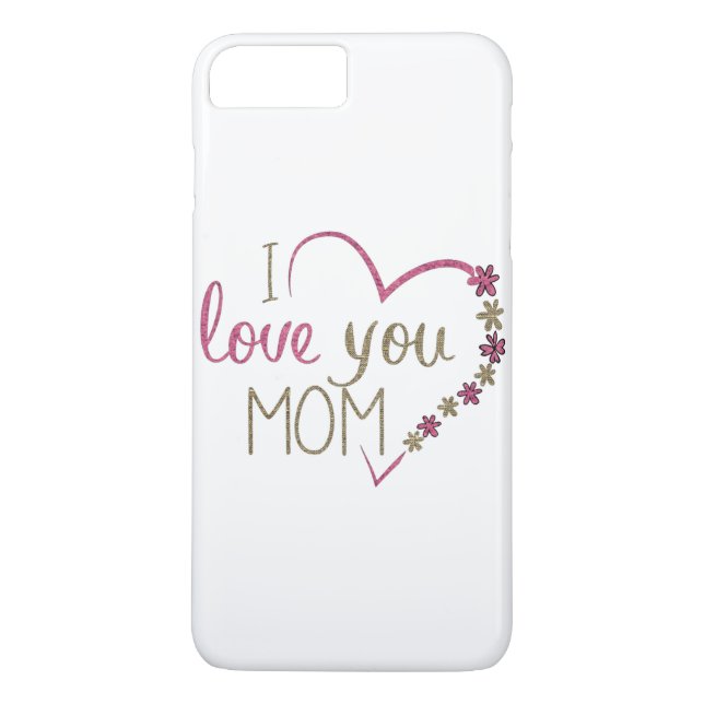 Capa Para iPhone, Case-Mate Amor Mãe Dia de as mães Heart (Verso)