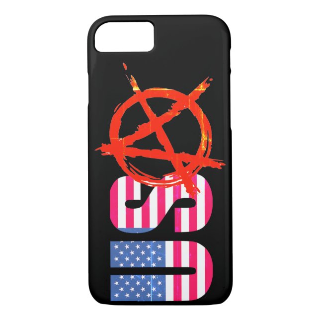 Capa Para iPhone, Case-Mate Anarquia no... EUA (Verso)