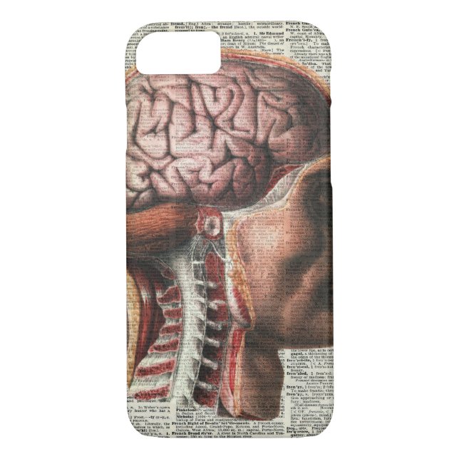 Capa Para iPhone, Case-Mate Anatomia do cérebro humano (Verso)