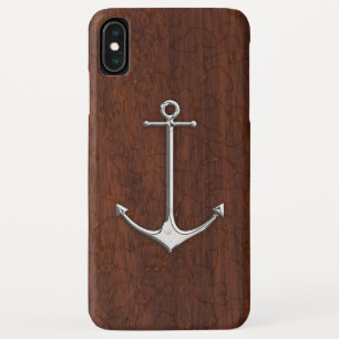Capa Para iPhone XS Max Anchor Náutico Molhado