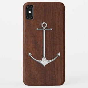 Capa Para iPhone XS Max Anchor Náutico Molhado