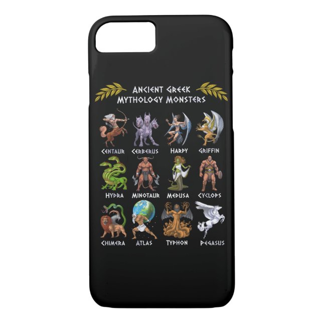 Capa Para iPhone, Case-Mate Ancient Greek Mythology Monsters (Verso)