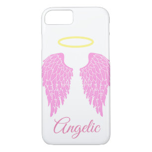 Capa iPhone 8/ 7 Angelic Pink Angel Wings & Halo