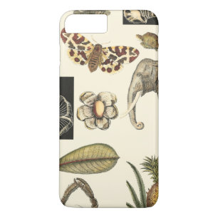 Capa Para iPhone Da Case-Mate Animais Agrupados Pintados em Fundo de Nata