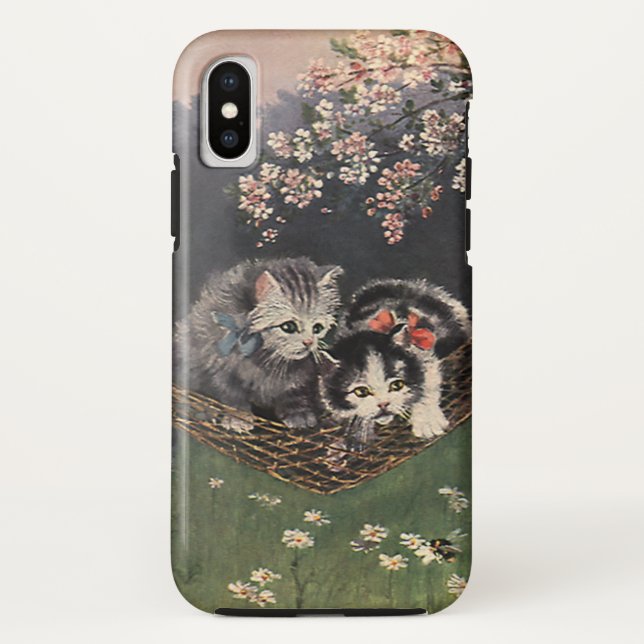 Capa Para iPhone, Case-Mate Animais de estimação, Gato de mesa ou Gatinhos em  (Verso)