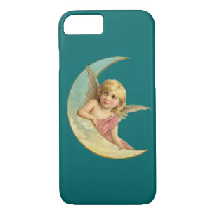 Capa Para iPhone Da Case-Mate Anjo em uma imagem da lua crescente