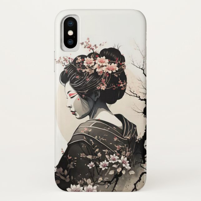 Capa Para iPhone, Case-Mate Anmutige japanische Geisha -  (Verso)