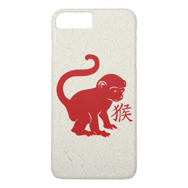 Capa Para iPhone, Case-Mate Ano do Macaco Fofo (Verso)