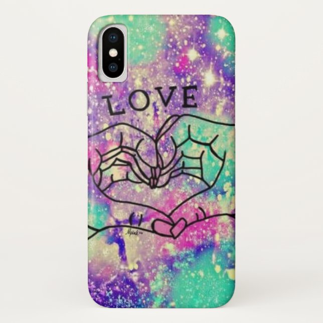 Capa Para iPhone, Case-Mate Antecedentes de amor (Verso)