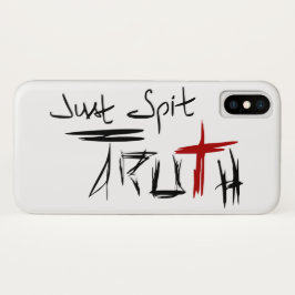 Capa Para iPhone X Apenas cuspe a verdade