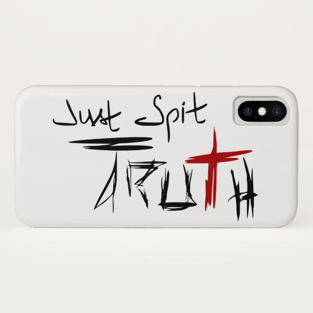 Capa Para iPhone, Case-Mate Apenas cuspe a verdade (Verso (Horizontal))