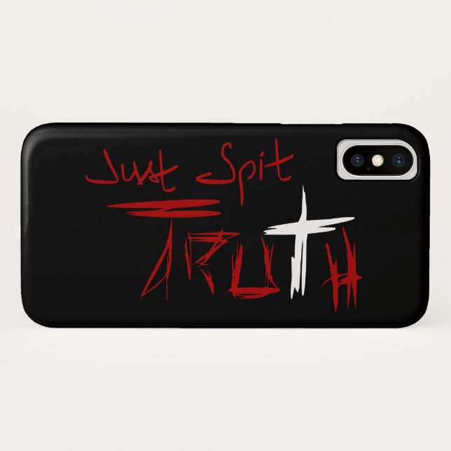 Capa Para iPhone, Case-Mate Apenas cuspe a verdade (Verso (Horizontal))